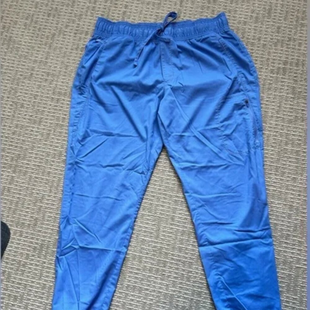 Cherokee Men's Light Blue Jogger Scrub Pant